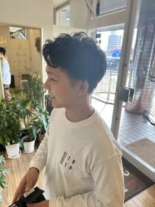 くせ毛風メンズパーマ - LUCIDO STYLE L'eclat掲載