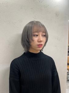 20代30代大人可愛いシルバーグレージュダブルカラー【上野】 - agir hair 上野店掲載