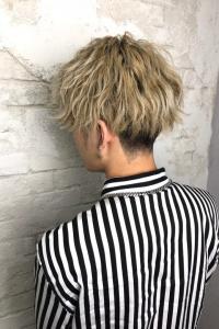 無造作ツイストスパイラルパーマ