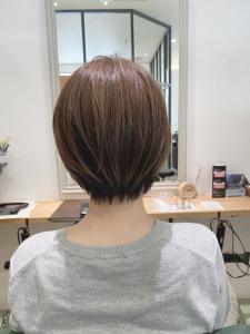 ショートボブ - 半個室 rire hair 千早店掲載