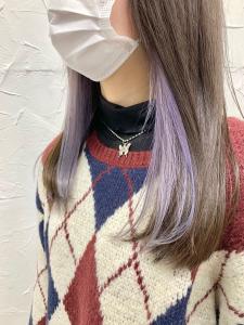 イヤリングカラーラベンダーパープル韓国ケアブリーチ - prize 表参道/原宿店【プライズ】掲載