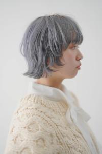 ショート×外はね×水色 - soin de brace大日店ミルボン認定髪質改善サロン掲載