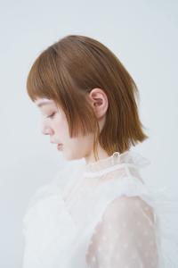 ベージュ×外はねボブ - soin de brace×coffretあべの店掲載