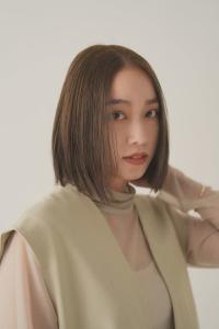 大人ボブ×ベージュ - soin de brace×coffretあべの店掲載