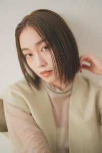 大人ボブ×ベージュ - soin de brace×coffretあべの店掲載