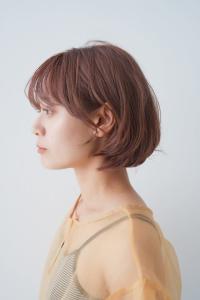 モカブラウン×ショートボブ - soin de brace×coffretあべの店掲載