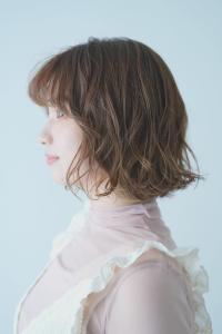 ボブ×グレージュ×波ウェーブ - Van Council八尾店ミルボン認定髪質改善サロン掲載