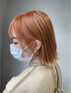 20代30代大人オレンジカラーダブルカラー透明感【上野】 - agir hair 上野店掲載