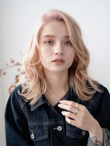 レイヤーカット/ハイトーン/ピンクベージュ/豊橋 - K&K hair design つつじが丘店掲載