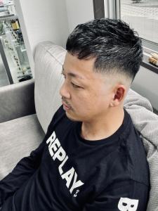 スキンフェード×クロップ - Shindy BARBER & MEN's STYLE SHOP掲載
