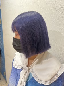 ボブブルーカラー寒色 - agir hair 池袋【アジールヘア】池袋駅東口店掲載