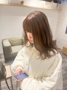 黒髪/グレーベージュ/レイヤーロング/前髪パーマ/仙台 - ブリーチ&トリートメント&ショート HETTU 仙台駅前店掲載