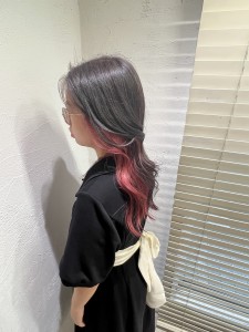 大人かわいいブリーチインナーカラー - agir hair 池袋【アジールヘア】池袋駅東口店掲載