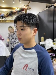 ハイライト マッシュパーマ ウルフ アッシュブラック - ARCANA 明治神宮前 表参道 原宿掲載