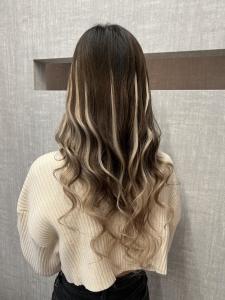 2色MIXのバレイヤージュスタイル★ - Lanisis Hair掲載