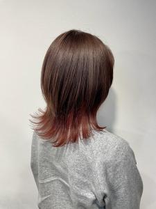 大人かわいい / レッドインナーカラー - latte掲載