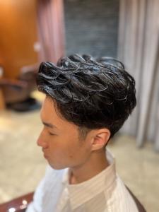メンズニュアンスパーマ/ナチュラルパーマ〈理容室〉 - ヘアーモードキクチ 銀座店掲載