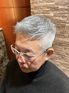 銀座　理容室　アイロンパーマ　グレーヘアー - ヘアーモードキクチ 銀座店掲載