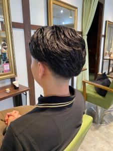 社会人カット学生カット黒髪マッシュパーマダウンパーマ立川 - newi saLyu 立川掲載