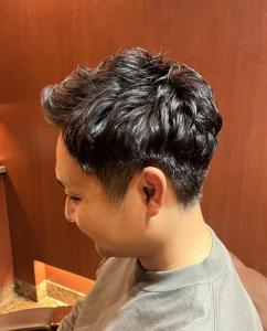 銀座　理容室　メンズパーマ　アップバング - ヘアーモードキクチ 銀座店掲載