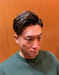 銀座　理容室　メンズショート　ハードパートスタイル - ヘアーモードキクチ 銀座店掲載