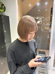 フルバング レッドブラウン 似合わせカット カルマパーマ - ARCANA 明治神宮前 表参道 原宿掲載