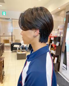 刈り上げない　メンズスタイル　センターパート　三宮美容室 - KAINO arms KOBE三宮掲載