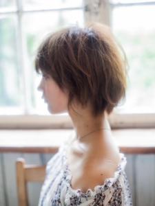 メッシュカラーニュアンスクールショート - hair garden Rold掲載