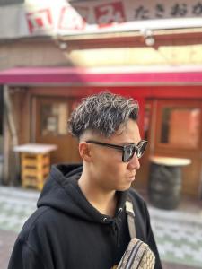 フェードスキンフェードツイストスパイラルハイライトメッシュ - HIRO GINZA HAIR SALON 上野店掲載