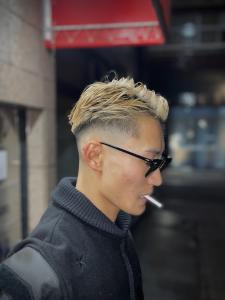 フェードスキンフェードハイライトブリーチバーバースタイル - HIRO GINZA HAIR SALON 上野店掲載