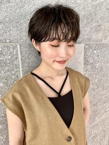 無造作ウェーブショート - プランツヘアー博多掲載
