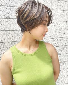 ヘルシーな大人ショートヘア - プランツヘアー博多掲載