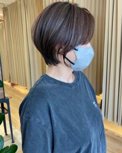 ショートボブ×白髪ぼかしハイライト - balance. hair & eyelash 野田店掲載