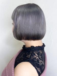 【Reir下北沢】*切りっぱなしボブ＋シルバーグレージュ＊ - Reir_下北沢掲載