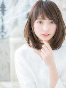 斜めバング黒髪ナチュラルモード小顔ミニボブ　アースカラー - mod's hair 越谷西口店【モッズヘア】掲載