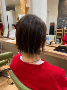 20代30代40代外ハネ肩ライン耳掛け - ブロッサムひばりヶ丘店掲載
