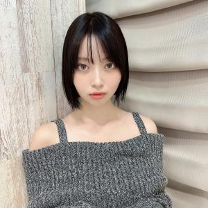 【金沢】シースルー前髪/逆三角顔対策/黒髪/切りっぱなしボブ - Euphoria GINZA GRANDE 銀座掲載
