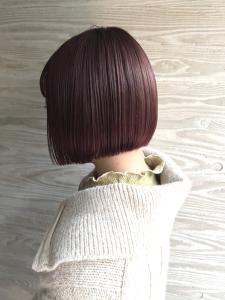 【福岡天神赤坂】20代30代40代/赤味カラー×ボブ - Des.Art掲載