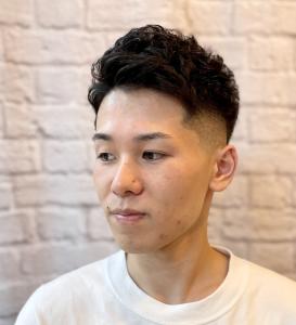 短髪 黒髪ショート ワイルドツーブロック ソフトモヒカン  - 銀座マツナガ 新宿パークタワー店掲載