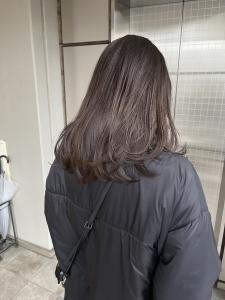レイヤー×チョコレートブラウン - mau 仙台店掲載