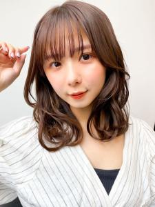 大人可愛い大人美人ふんわりカール小顔カットショコラアッシュ - soar 髪質改善 レイヤーカット 【渋谷 髪質改善サロン】掲載