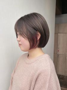 黒髪/グレーベージュ/レイヤーロング/前髪パーマ/仙台 - ブリーチ&トリートメント&ショート HETTU 仙台駅前店掲載