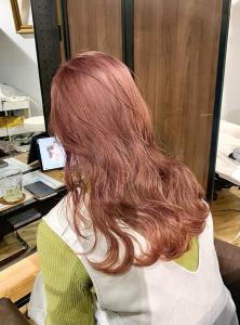 フルバング レッドブラウン 似合わせカット カルマパーマ - ARCANA 明治神宮前 表参道 原宿掲載