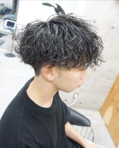 メンズ波巻きパーマスタイル - hair teria ryu 大塚掲載