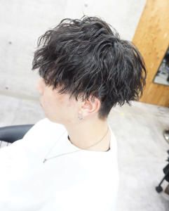 メンズ波巻きパーマスタイル - hair teria ryu 大塚掲載