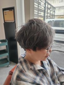 グレー＆ショート - NAP hair &Nalow homme掲載