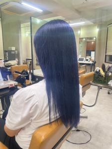 20代30代大人ダブルカラーブリーチブルーブラック【上野】 - agir hair 上野店掲載