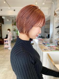 【pignon】ピンクヘア　マッシュショート　 - 髪質改善 SEPT. 天神大名掲載