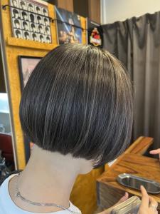 大人可愛い20代30代40代ハイライトボブ◎ - en by smile掲載