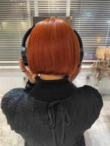 フルバングレッドブラウン似合わせカットカルマパーマ - ARCANA 明治神宮前 表参道 原宿掲載